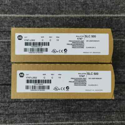 New Factory Sealed AB 1747-L552 SER C SLC 500 5/05 CPU Processor Unit 1747L552