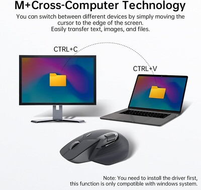 Rapoo MT760 Mini Multi-Device Bluetooth Wireless Mouse ~ Black | eBay