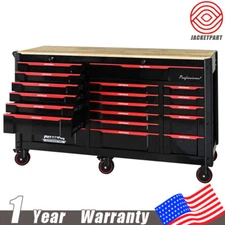 Automobile Repair Heavy-duty Tool Cart w/ 19 Drawers Mobile Storage Tool Cabinet
