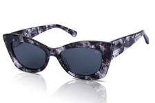 Botaniq Women's Sunglasses BIS-7006 197 Gloss Black Crystal/Grey