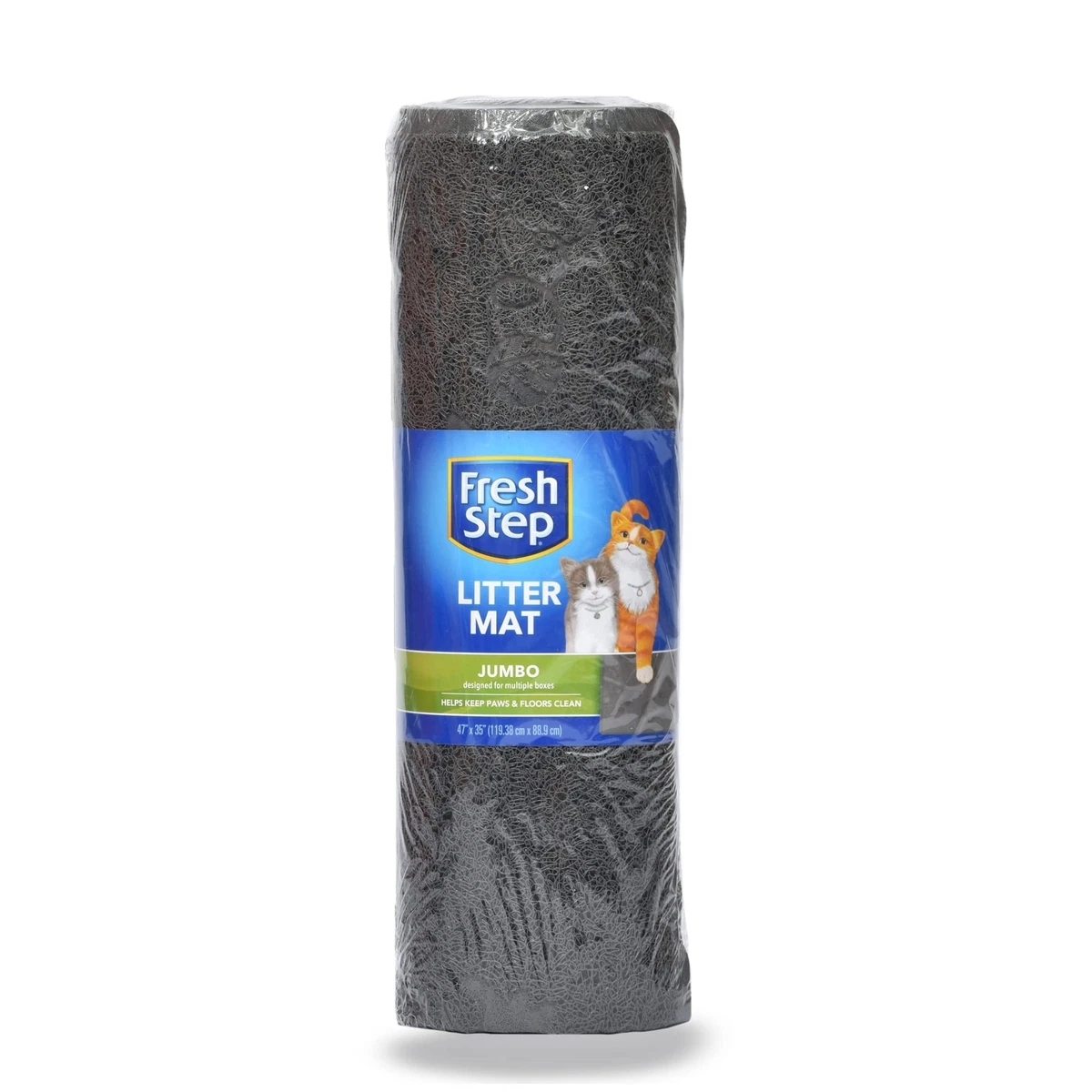 Fresh kitty litter mat top