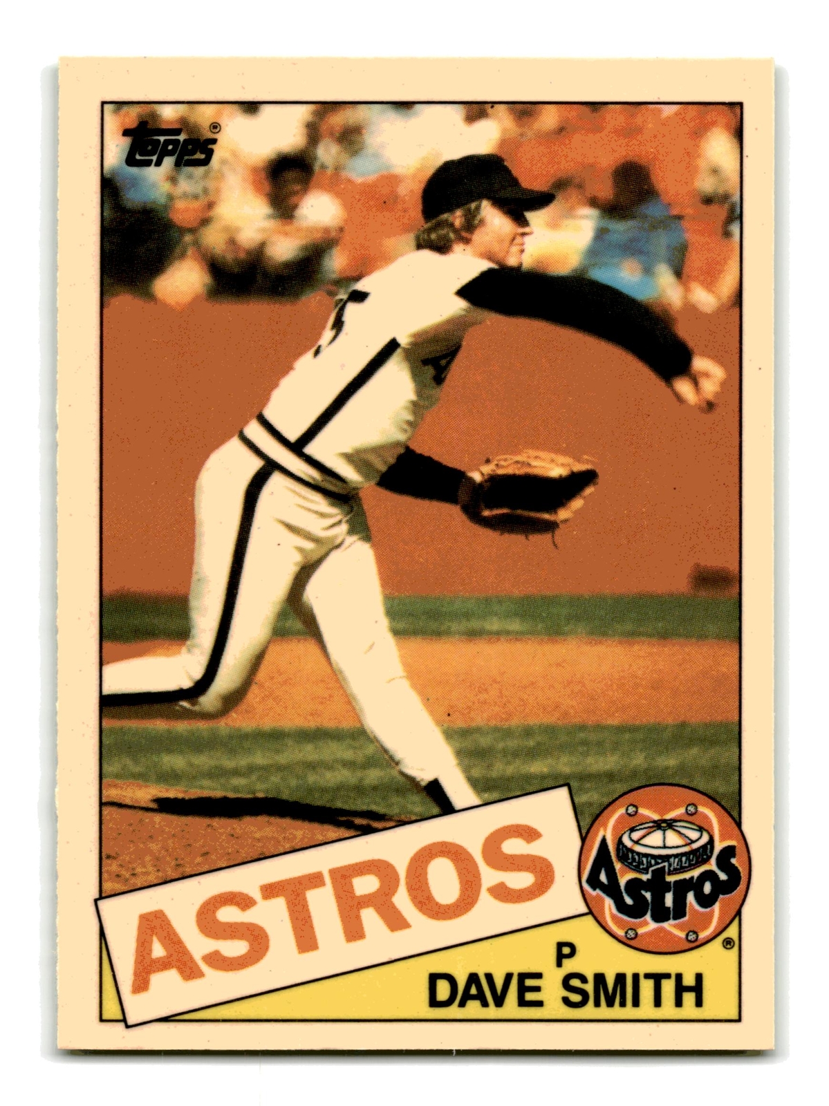 Dave Smith 1985 Topps Tiffany #123 Print Run 7,000 Houston Astros NM-MINT