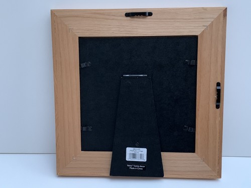 Fetco Home Decor Maple Silver Collage Wood Picture Frame Holds 4 3x3" Photos - Picture 3 of 9