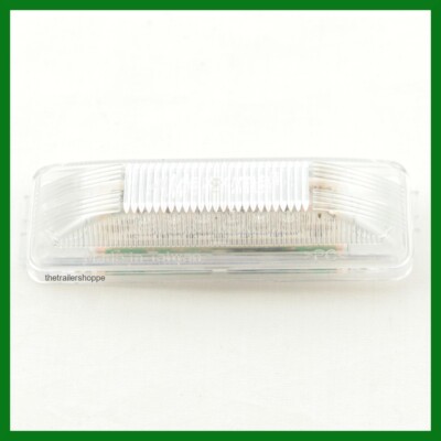 Maxxima Side Marker Clearance 12 LED light Amber Clear Lens Model 19 1 X 4''