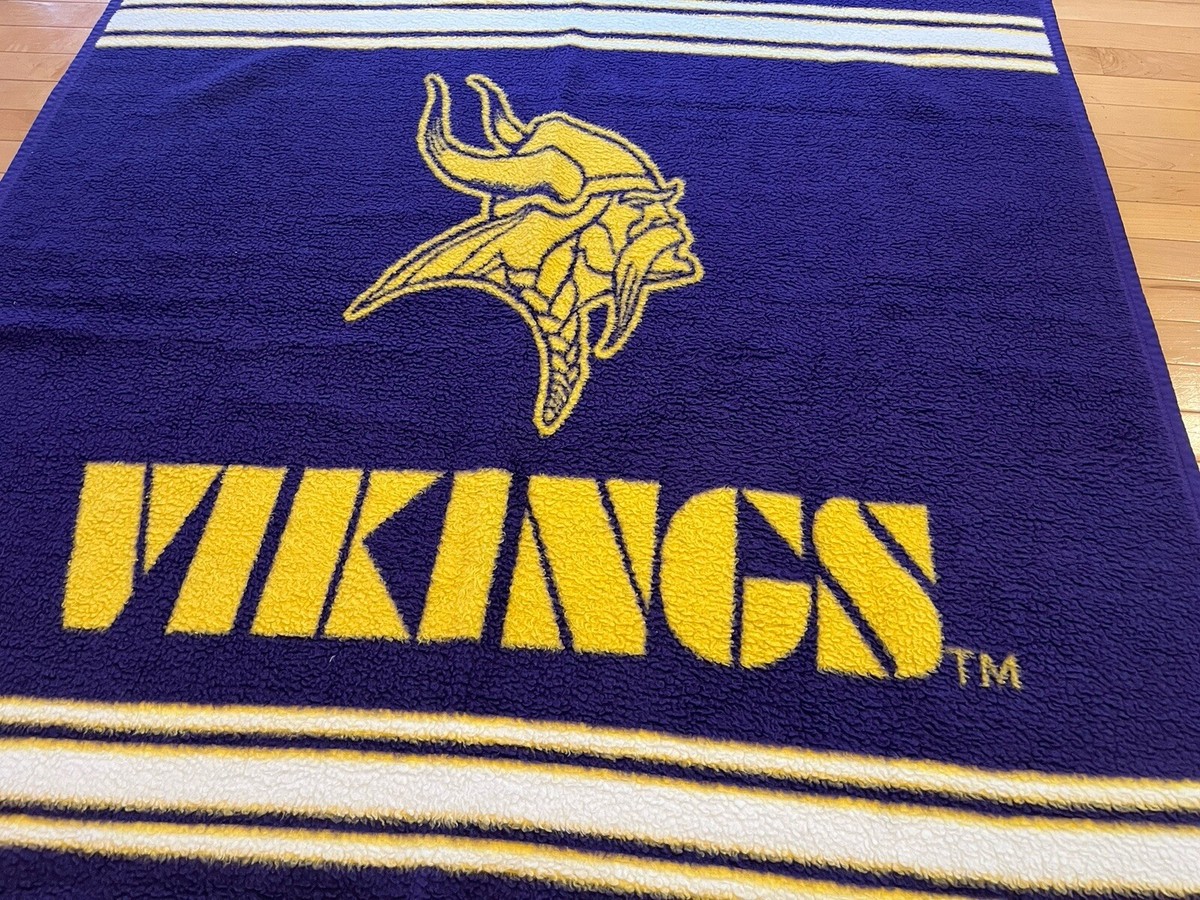 🏈VTG Biederlack Minnesota Vikings NFL JJ McCARTHY Fleece Stadium