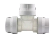 Lasco 1  Schedule 40 PVC Compression Tee For Irrigation Use