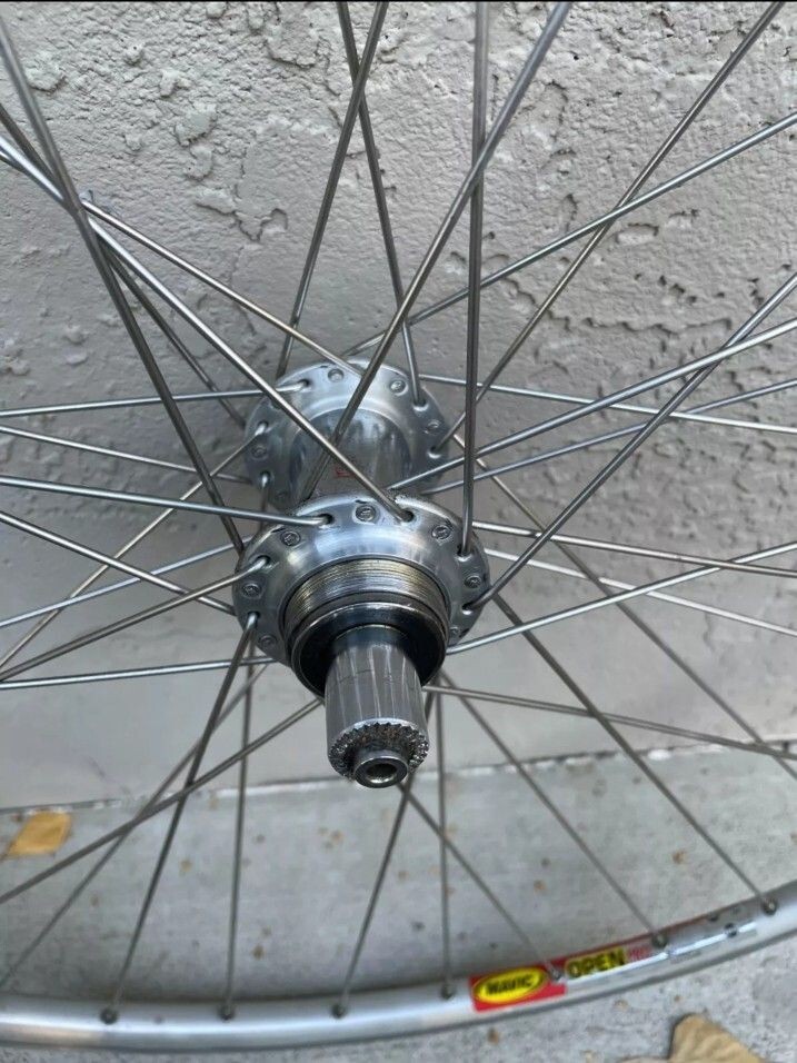 Phil Wood Track Spaced 100/120 QR Open Mavic Pro Wheelset FIXIE FIXED FREEWHEEL