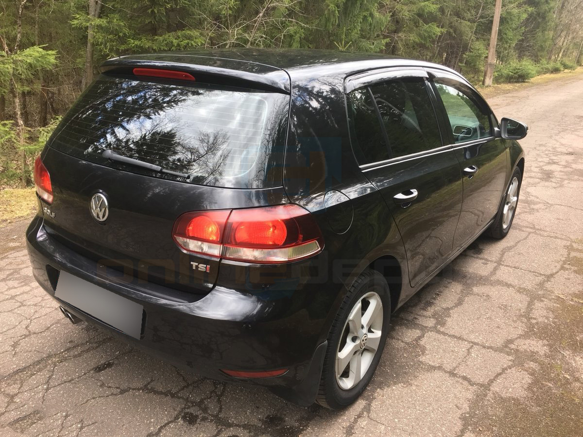 Front Wind Deflectors 2pc Set Tinted Heko for VW Golf 6 Mk6 5 Door 2008