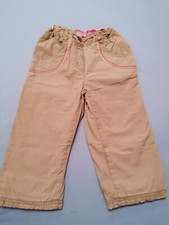 Beige braune Stoffhose 80 Topolino Gummibund