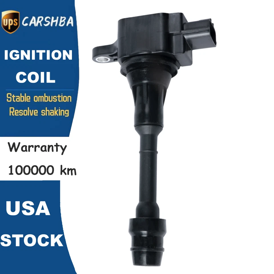 Energy Ignition Coil & Platinum Spark Plug For 2002-2006 Nissan Altima 2.5 l4 Foto 2 de 4