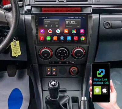Car Stereo Radio GPS Navi For Mazda 3 2004-2009 Android 13 Apple Carplay WiFi BT
