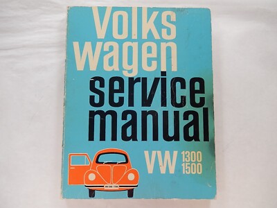 Service Manual, Volkswagon, 1300 & 1500, Robert Bentley, 1971