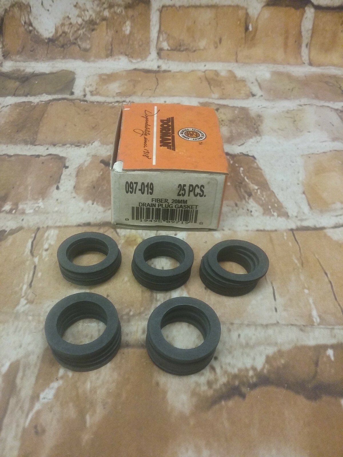 Dorman 097019 Fiber Drain Plug Gasket Fits M20 for sale online eBay