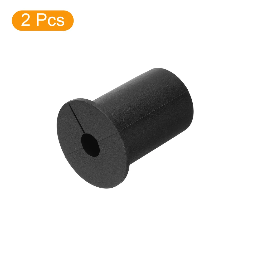 2 Stück Wanddurchführungen für Kabel 1 Zoll Kabel mit 8mm Loch,Silikon Schwarz - Bild 3 von 4