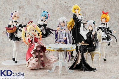 NEW Re:Zero Tea Party Ver Figure Collection FULL SET KD Colle