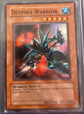 Deepsea Warrior PSV-079 Yu-Gi-Oh! Card Moderately Played Unlimited