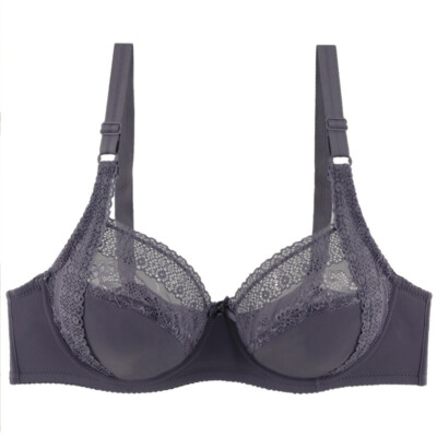 Plus Size Womens Bras Unpadded Bra Underwire Brassiere Lace Sexy Lingerie BCDDEF
