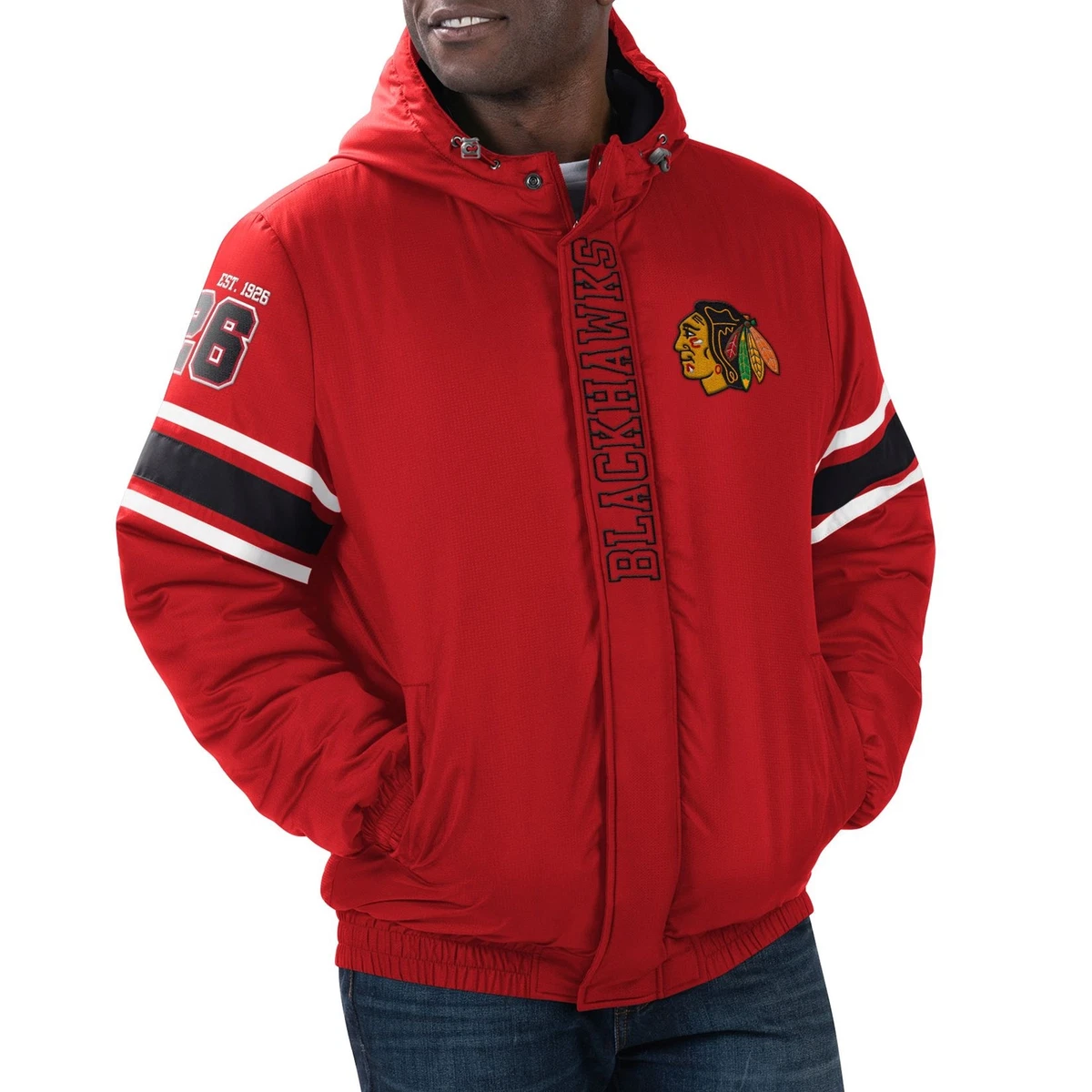 G-III NHL TIGHT END Chicago Blackhawks Winter Jacke | eBay