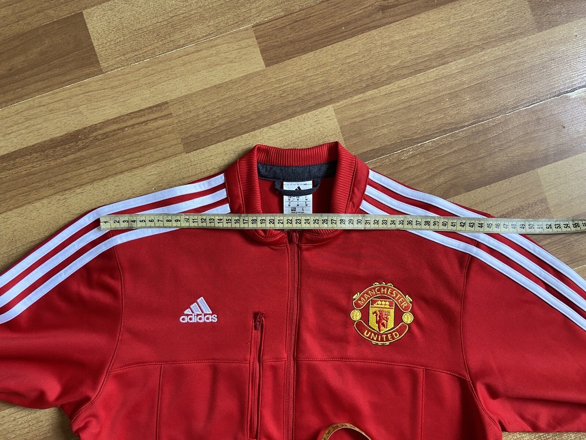 MANCHESTER UNITED 2016 2017 PRE MATCH FOOTBALL SOCCER TRACK JACKET