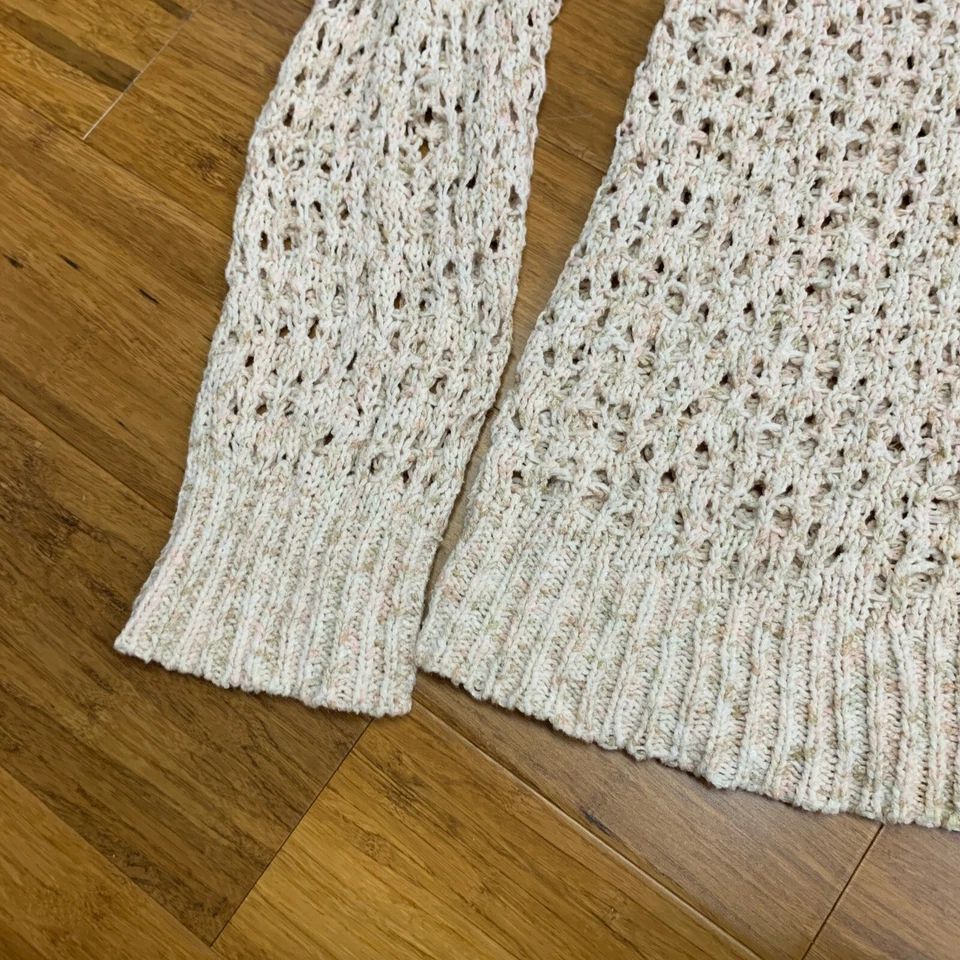 Suéter tejido Staring at Stars para mujer pequeño tejido abierto ligero manga larga Foto 2 de 4