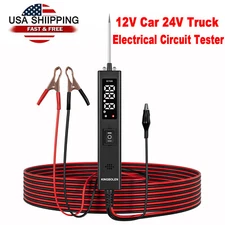 12V 24V Car Truck Digital Power Probe Circuit Tester Electrical Device System