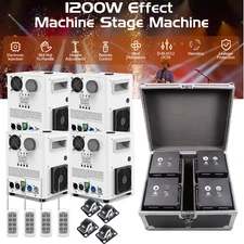 NEW Cold Spark Machine 1200W Stage Effect DMX Firework DJ Wedding 18ft with Case