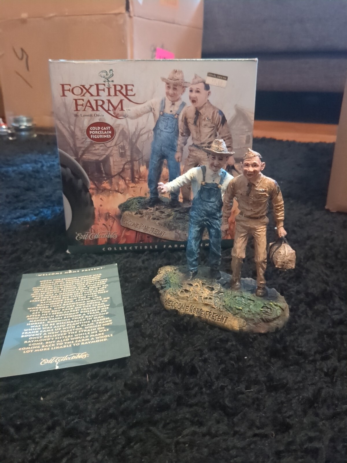 Ertl Lowell Davis Foxfire Farm Figure Welcome home Present Collectible