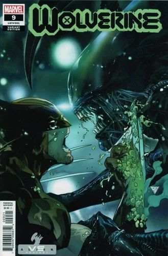 WOLVERINE #9 NEAR MINT 2021 R. B. SILVA ALIEN vs VARIANT 1st PRINT NM