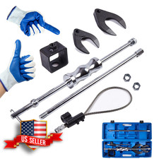 Heavy Duty Inner Cv Joint Puller Slide Hammer Set With Fork Adapters