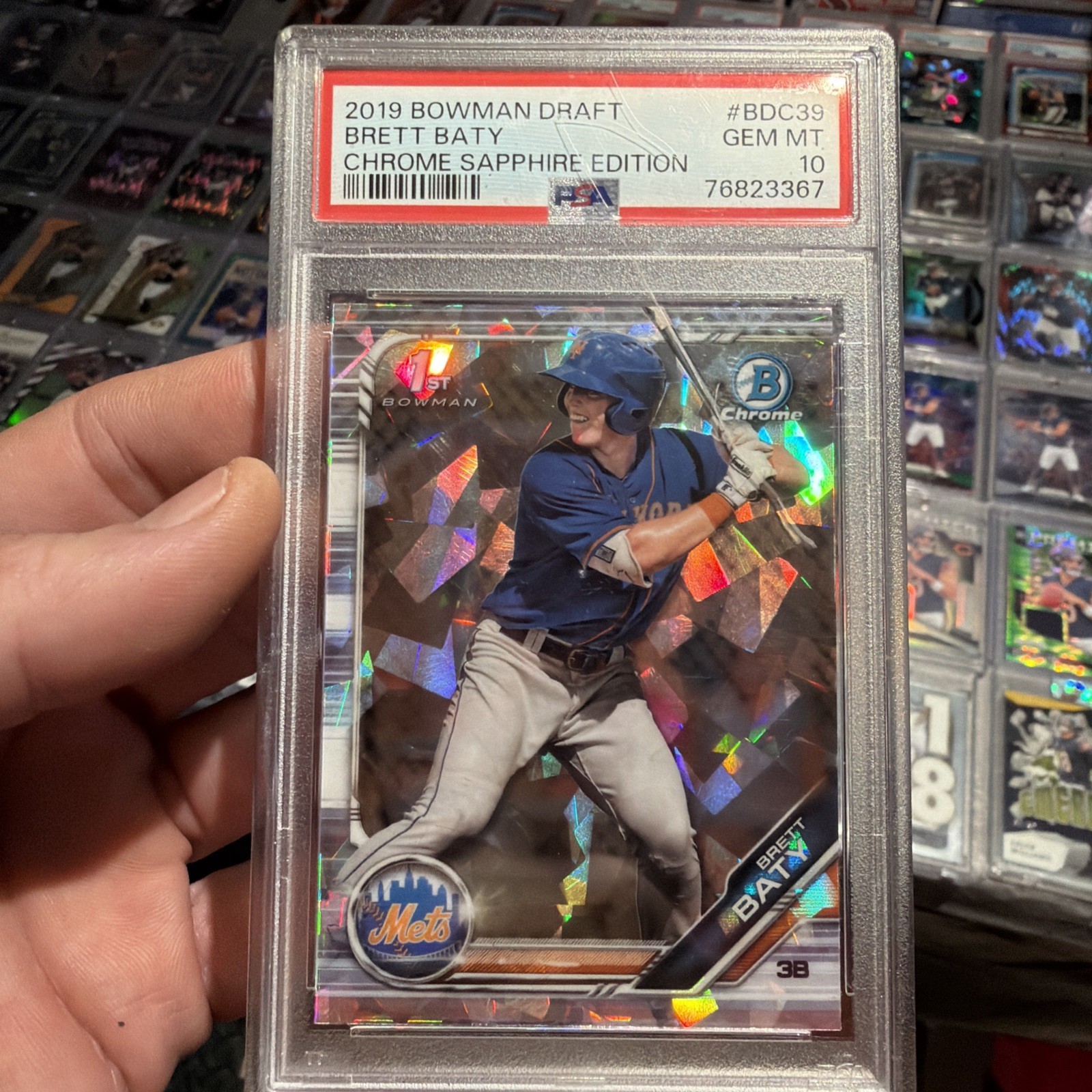 2019 Bowman Chrome Draft Sapphire Edition - Brett Baty #BDC-39 (RC)