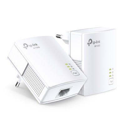 TP-Link TL-PA717 KIT AV1000 Gigabit Powerline Starter Kit, Weiß, BRANDNEU