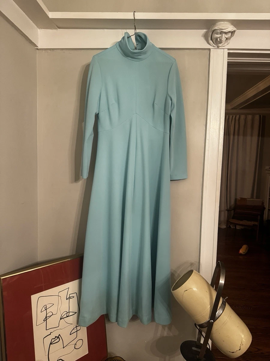 princess polly baby blue dress Women's Blue Knit Dress Mini