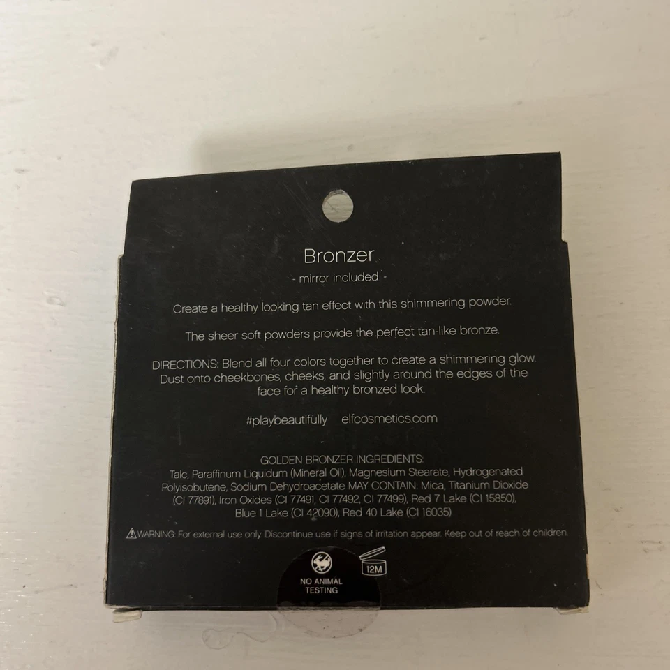 ELF Bronzer 83703 Golden Bronzer Quad Powder 0.53oz/15g (1 New) - Image 2 of 2