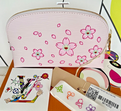 Louis Vuitton x Murakami 2025 Pochette Cosmetic Pouch PM Cherry