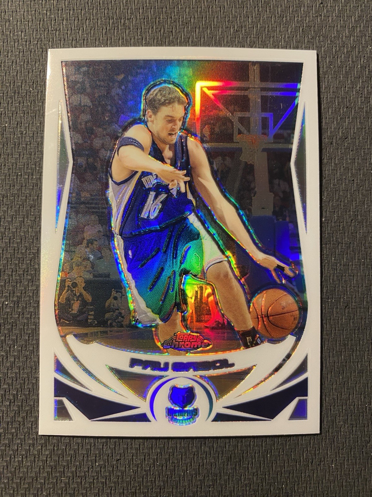 Pau Gasol 2004-05 Topps Chrome Refractor Memphis Grizzlies