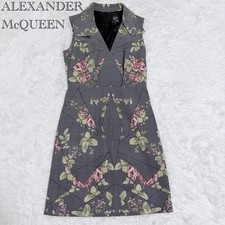 Alexander McQueen Dress Size 38 Sleeveless Floral Kaleidoscope Pattern