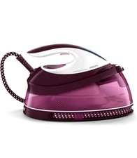 Philips PerfectCare Compact Steam Generator Iron 2400W/1.5L - White/Purple 