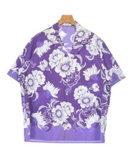 VALENTINO Casual Shirts PurplexWhite Flower Pattern 48 Approx. L 2200696621048