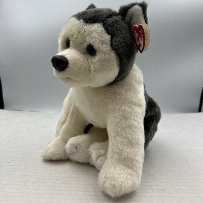 Ty Large Plush Beanie Buddy NANOOK the Husky Dog (10 Inch) NEW Stuffed Toy