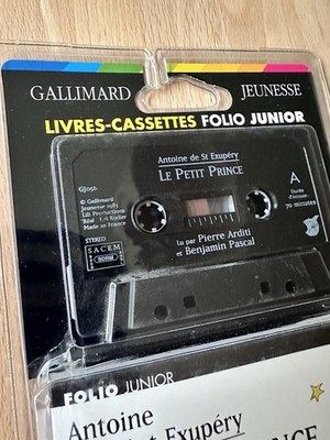 Le Petit Prince Cassette Tape Book French Antoine de Saint Exupery