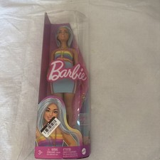 Barbie Fashionistas Doll #218 with Long Blue Hair 65th Anniversary New