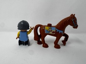 LEGO DUPLO 10577 Big Royal Castle Knight Figure & Brown Horse Lot