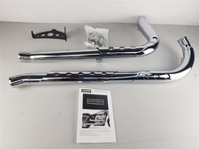 Harley Davidson Sportster Universal Supertrapp X-Pipes Auspuff-/ Abgasanlage Chr