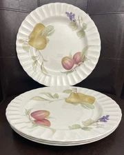 Set of 4 Mikasa CAJ05 BELLE TERRE Dinner Plates 10 3/4” Japan USED ***