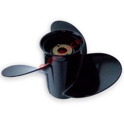Hélice de aluminio 48-73136A40 3X10 3/8X13 para motor fueraborda Mercury 25-70 CV - Imagen 8 de 11