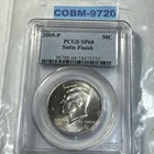 2005-P Kennedy 90% Silver Half Dollar PCGS SP68 Satin Finish COBM-9726