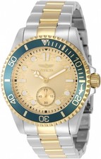 Invicta Pro Diver Quartz Gold Dial Men's Watch 49425