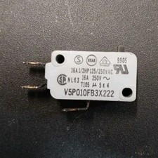 Microrupteur blanc V5P010FB3X222 16A 250V / 16A 125-250VAC 10A 250VAC
