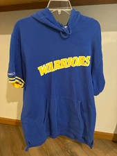 Mitchell  NBA Hoodie, Golden State Warriors Blue Large