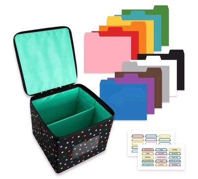 NIP Creative Memories Rainbow Dots Card Pod & Dividers SEALED